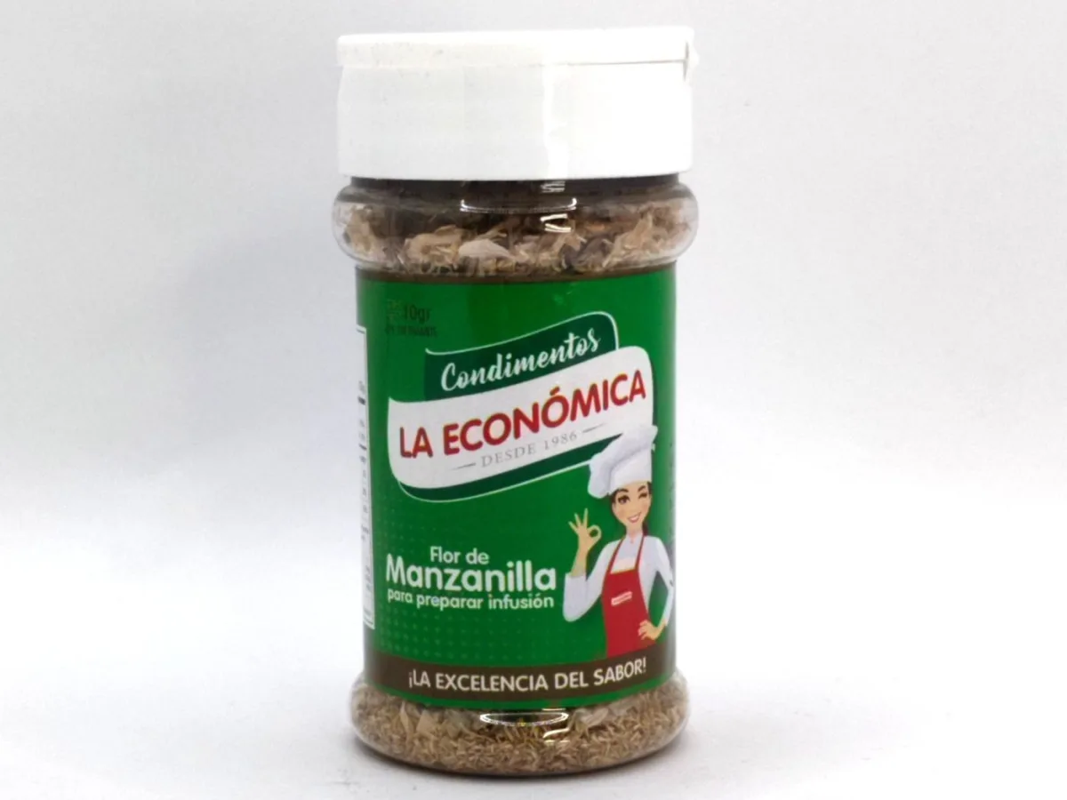 Flor de Manzanilla 10g la Economic Frasco Pet