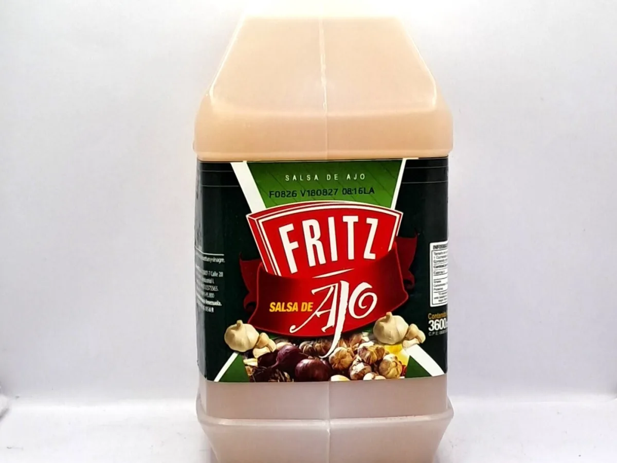 Salsa de Ajo Fritz Galon 3.6kg