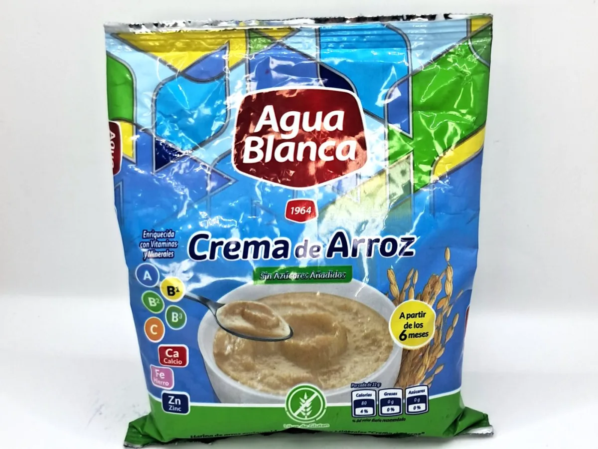 Crema de Arroz Agua Blanca 400gr
