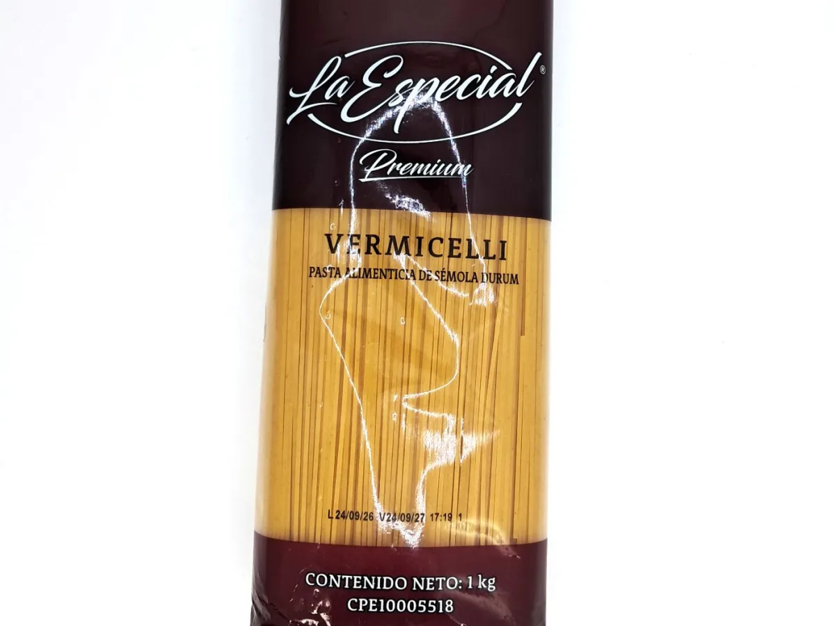 Pasta Vermecelli la Especial 1kg X Und