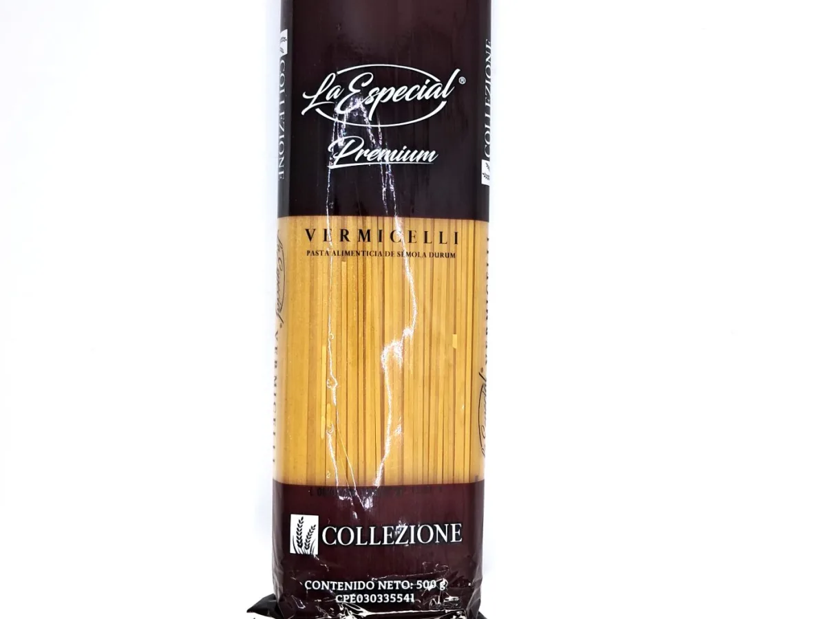 Pasta Vermecelli la Especial 500gr X Und