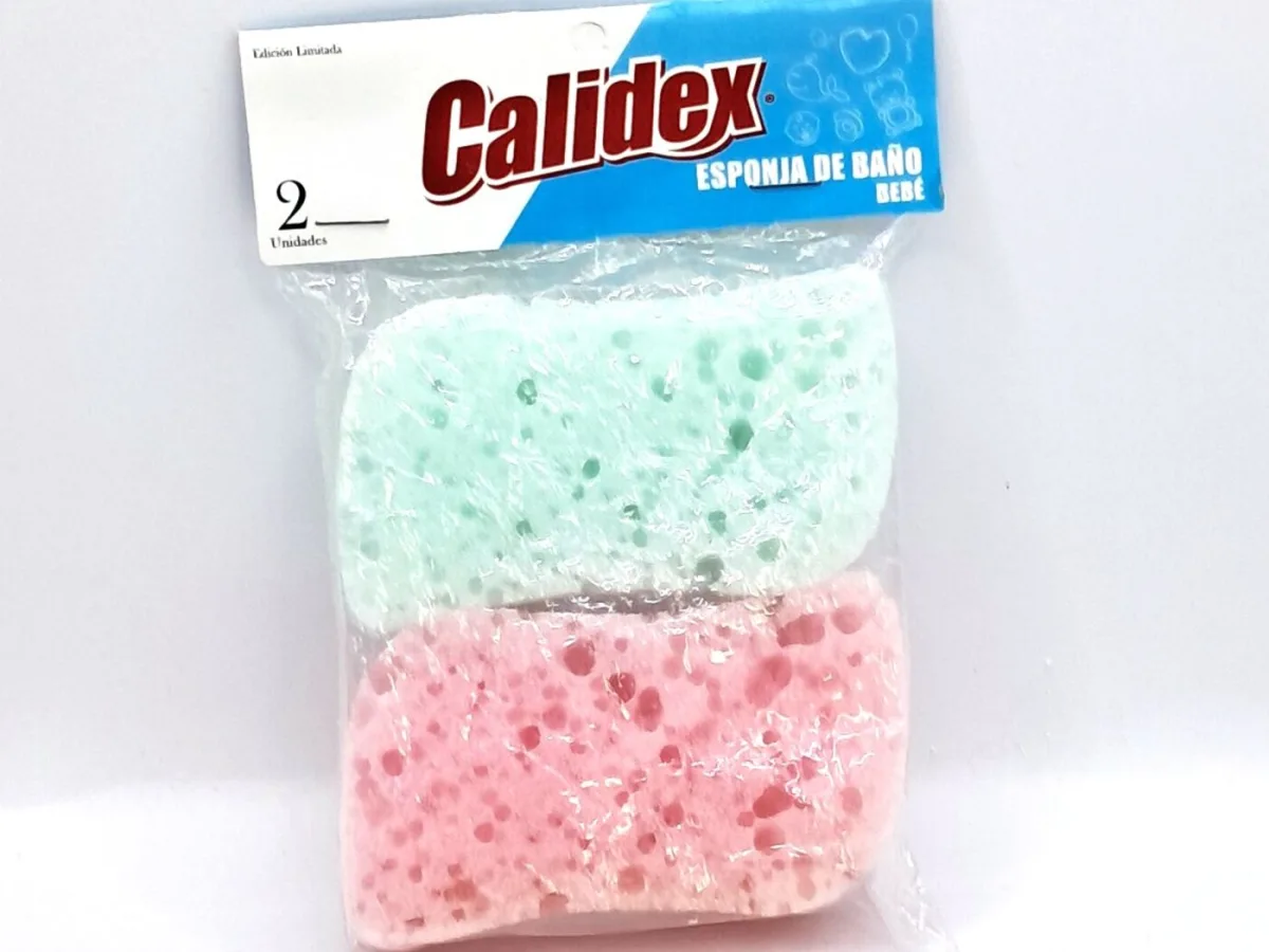 Esponja de Baño Bebe Calidex 2und
