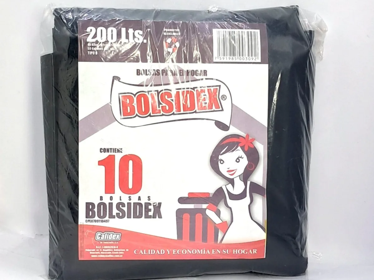 Bolsas Bolsidex 200lt 10 Und