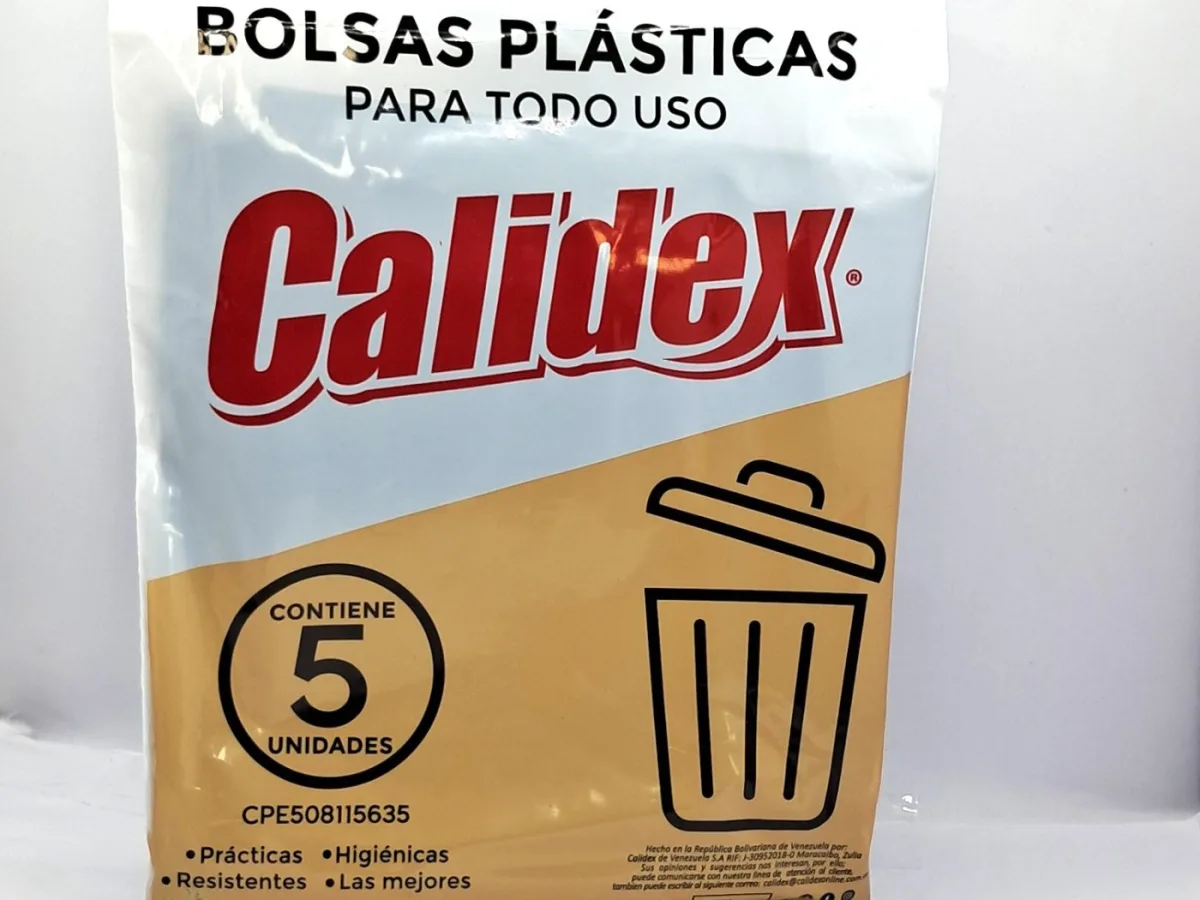 Bolsas Plasticas para Todo Uso Calidex 100lt