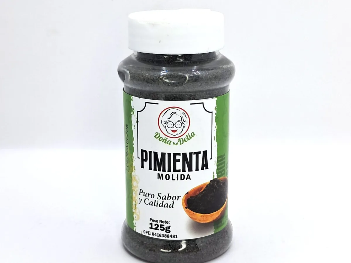Pimienta Negra Dpña Delia 125gr