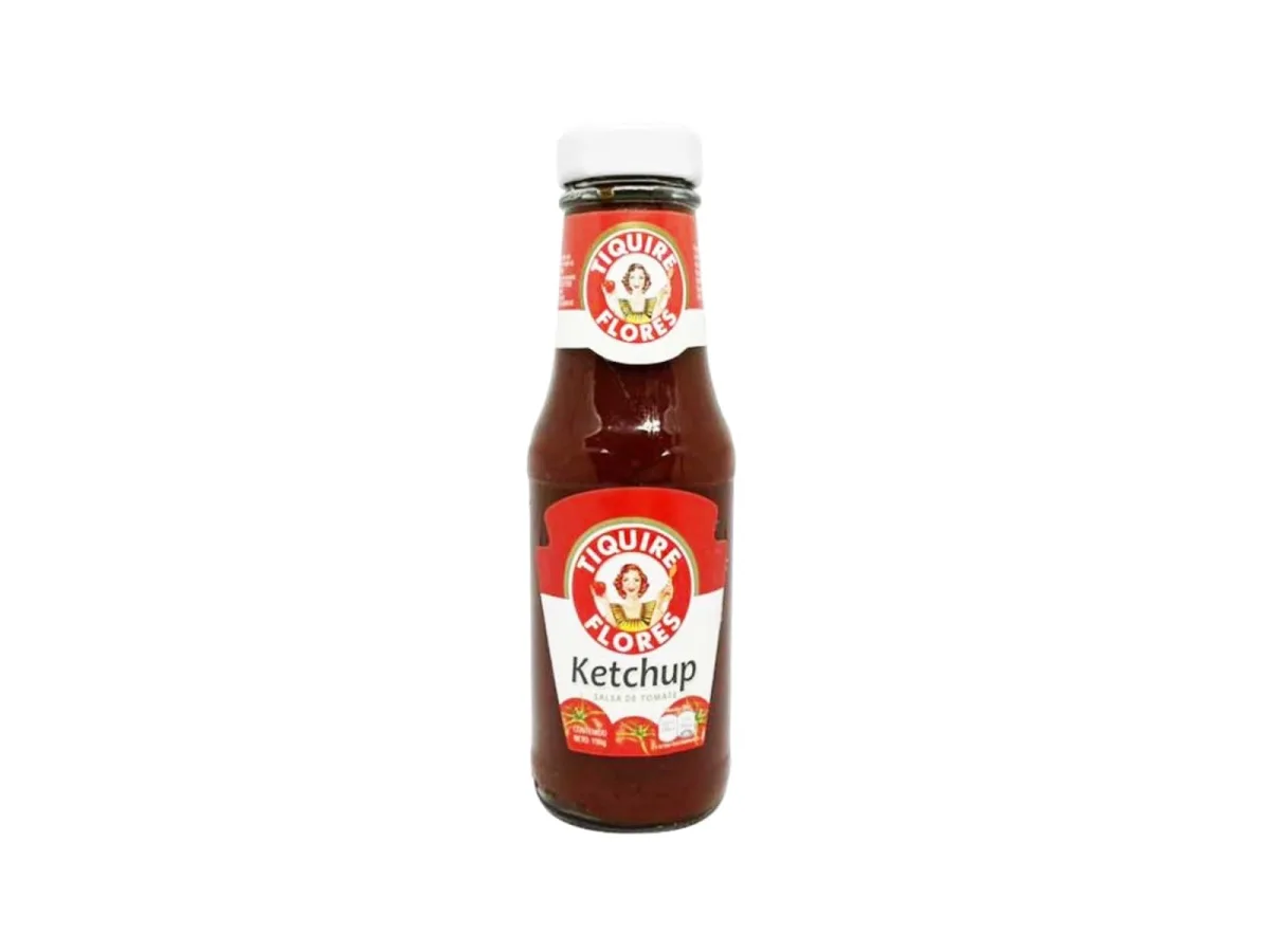 Salsa de Tomate Ketchup Tiquire Flores 198gr