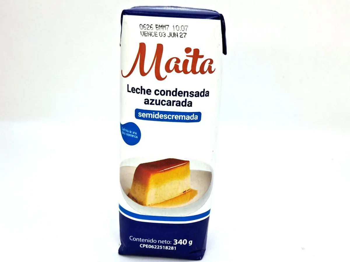Leche Condensada Semidescremada Maita 340gr