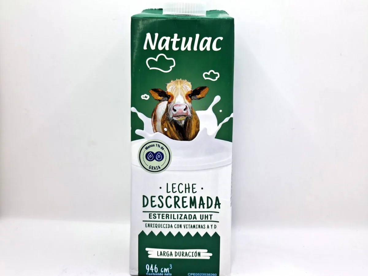 Leche Descremada Natulac 1lt