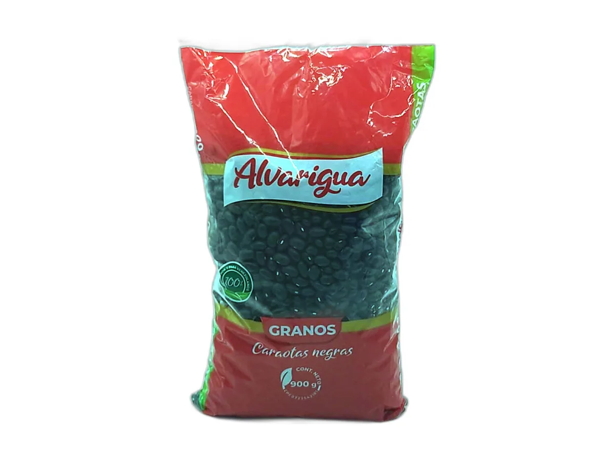 Caraotas Negras Alvarigua 900gr Xund