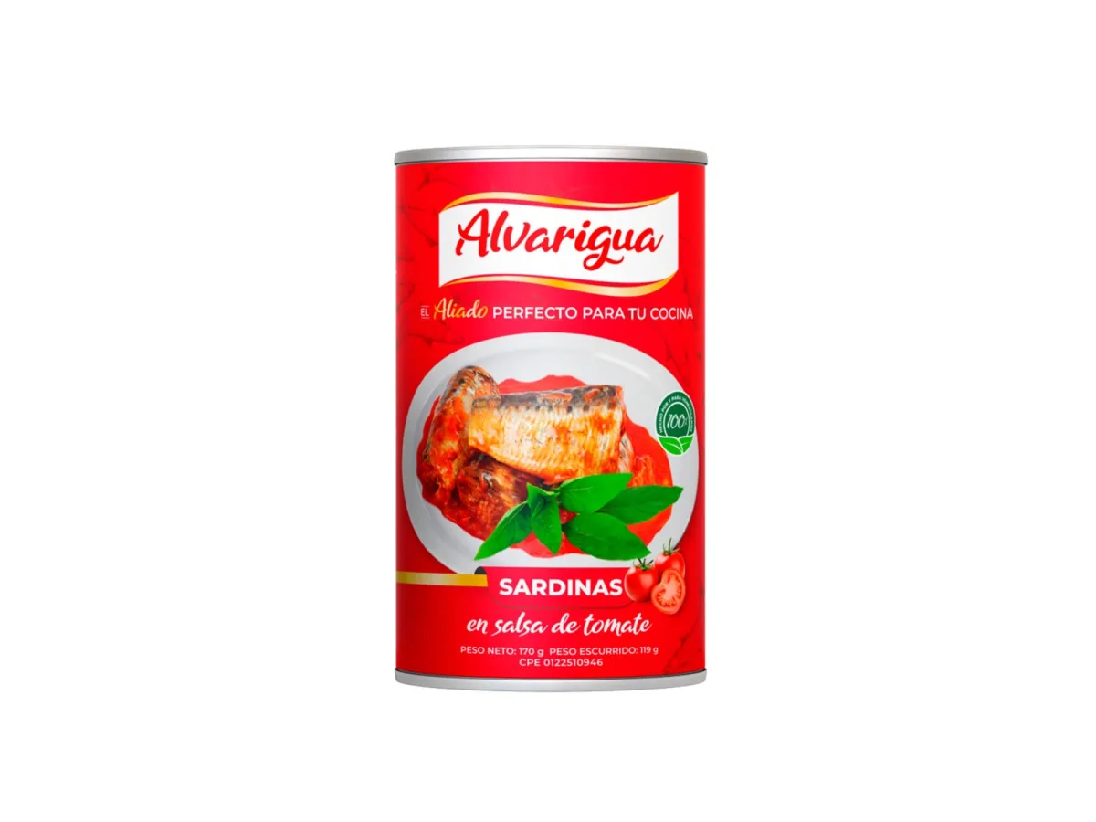 Sardina en Salsa de Tomate Alvarigua 170 Gr
