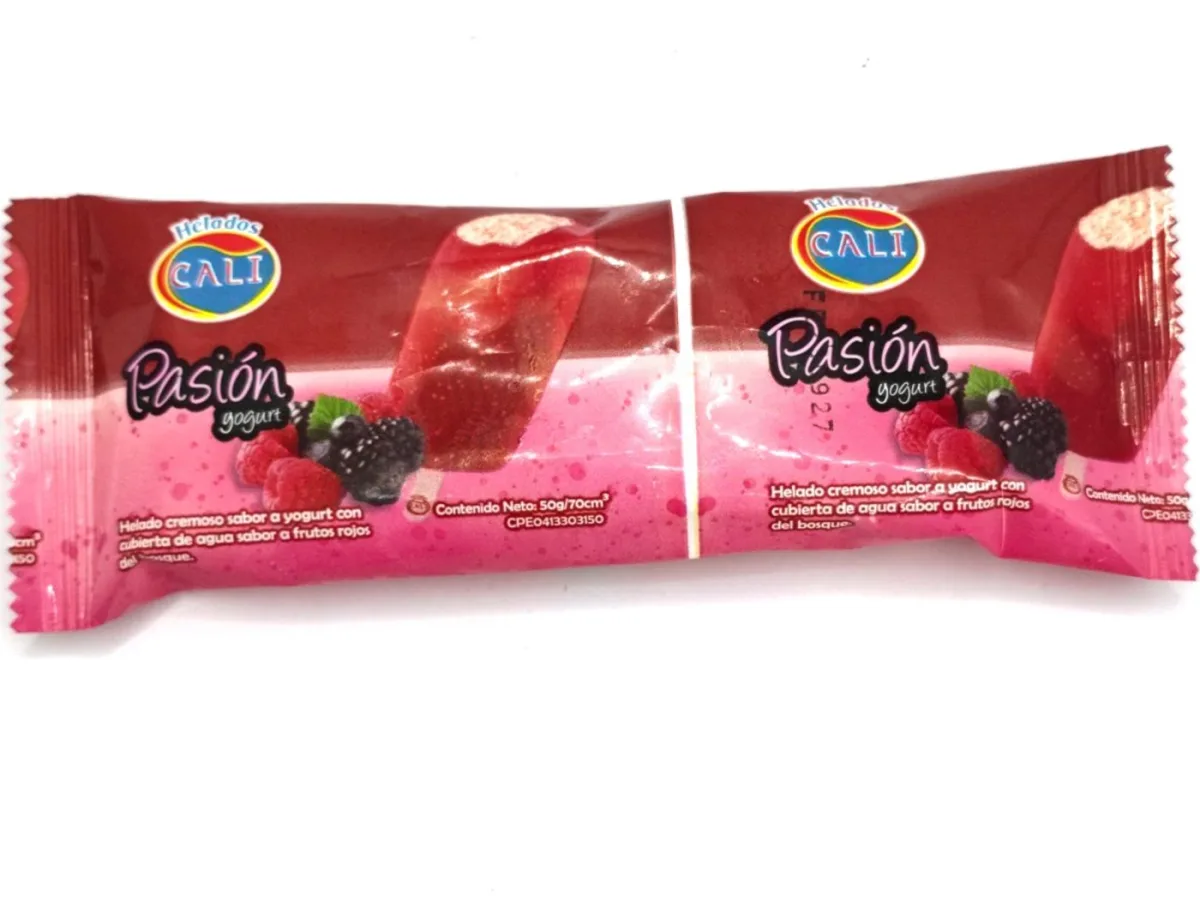 Paleta Pasion Yogurt Cali X Und