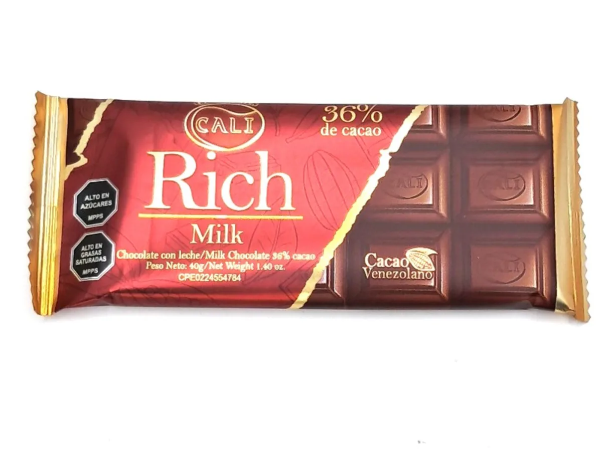 Chocolate C/Leche Cali 40gr
