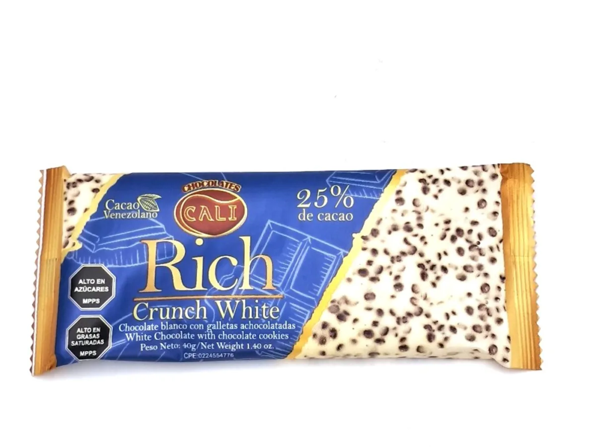 Chocolate Blanco C/Galleta Cali 40gr