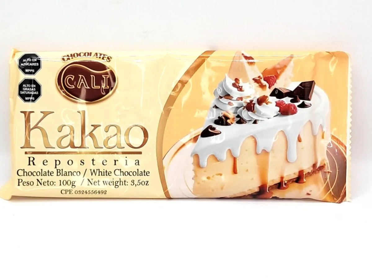 Chocolate Blanco Kakao Reposteria Cali 100g