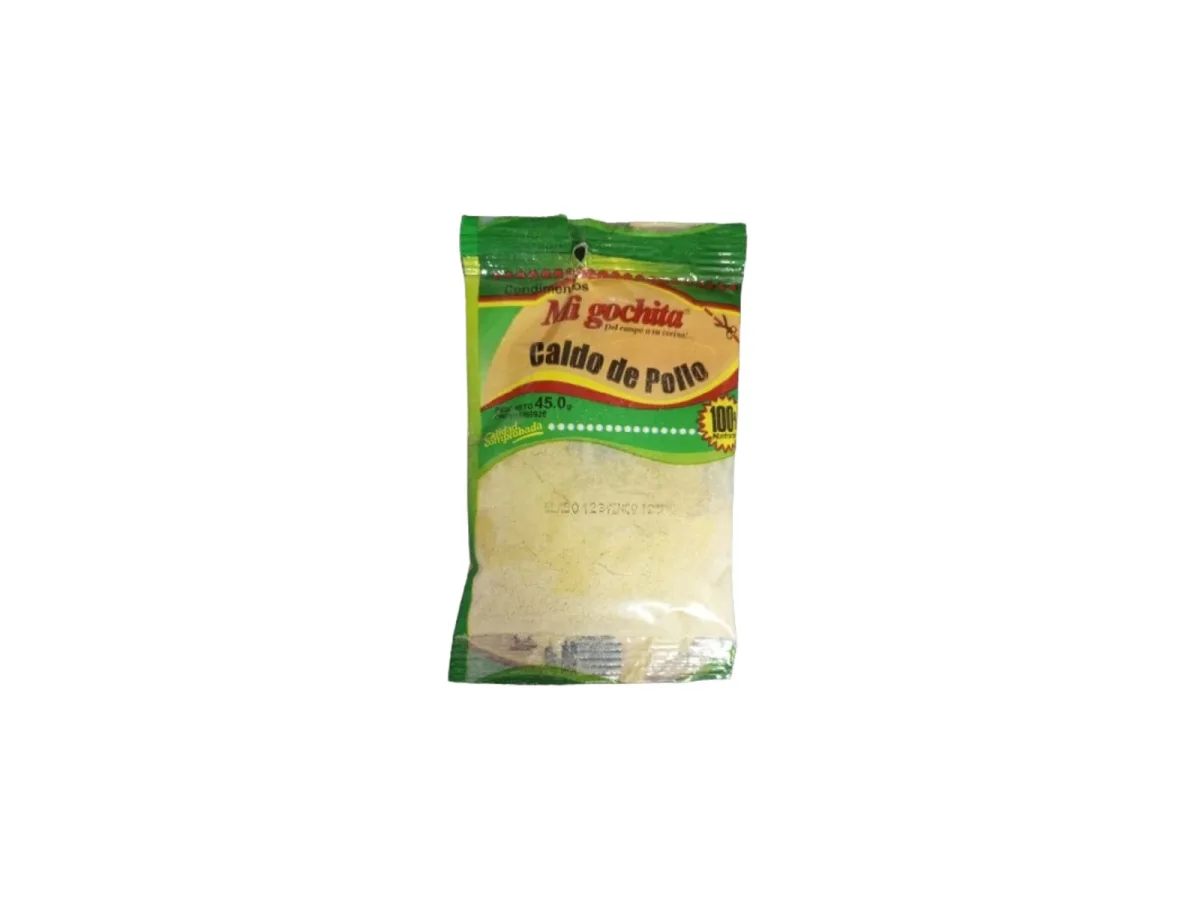 Caldo de Pollo sobre Mi Gochita 45gr