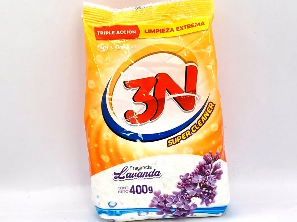 Detergente en Polvo Lavanda/Naranja 400 Gr