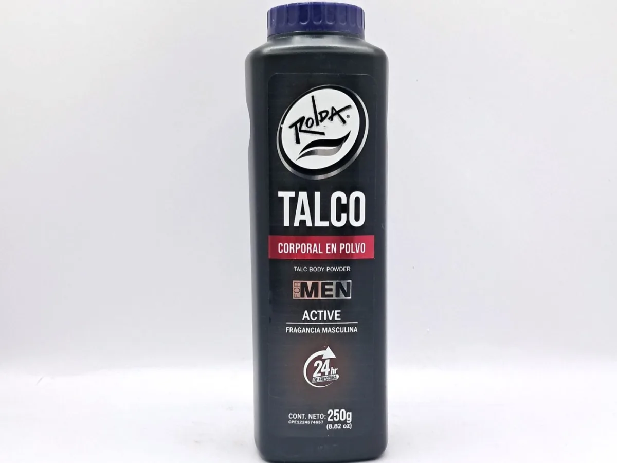 Talco Corporal Rolda Men Active 250gr