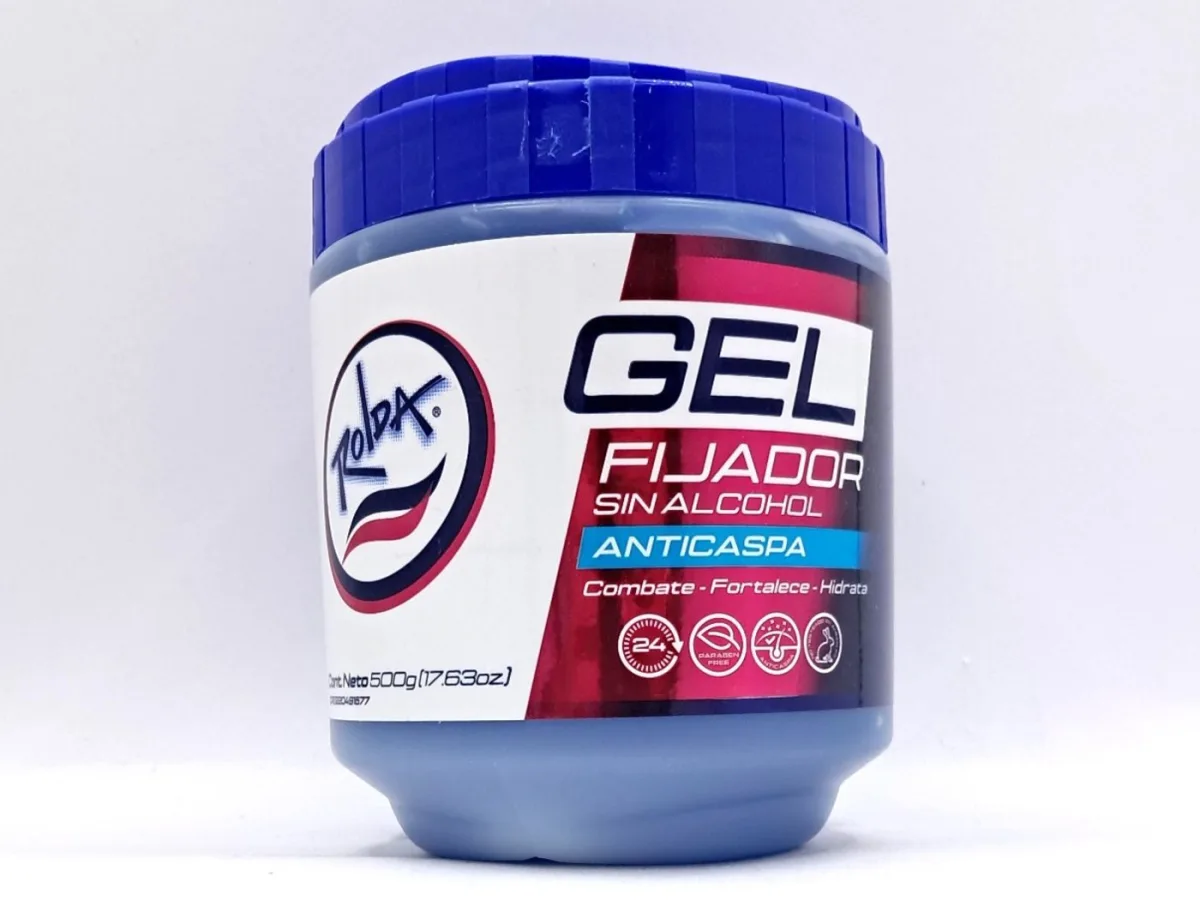 Gel Fijador Anticaspa Azul Rolda 500gr