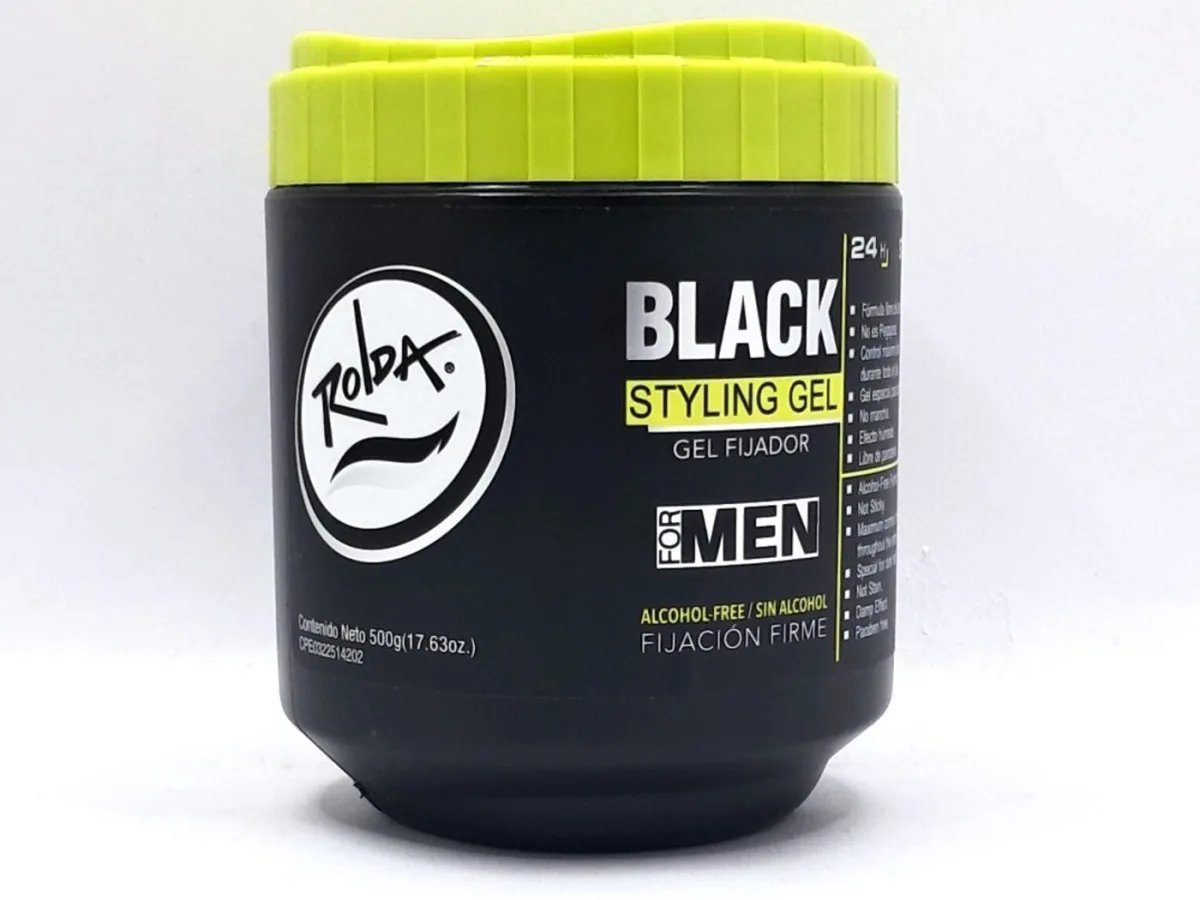 Gel Fijador Black Men Rolda 500gr
