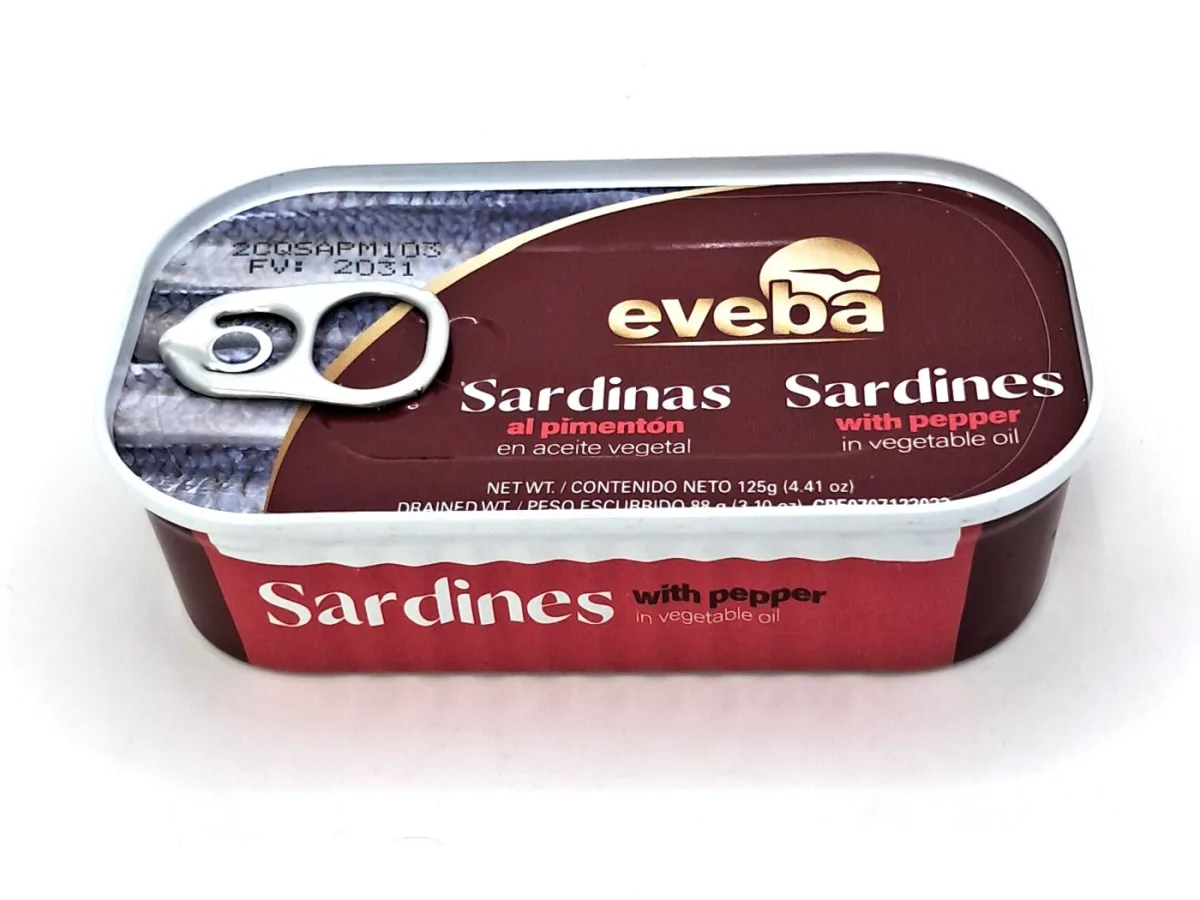 Sardina con Pimenton Eveba 125gr X Und