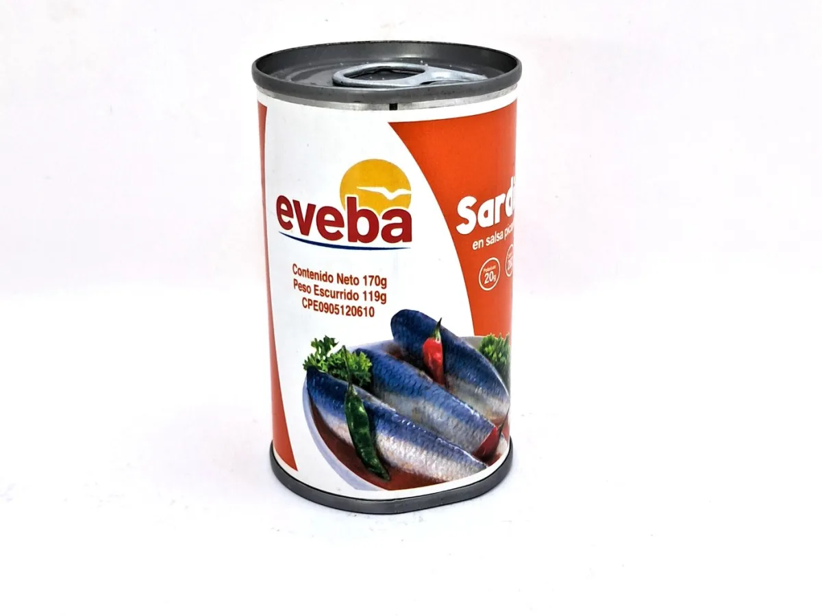 Sardina en Salsa Picante Eveba 170gr X Und