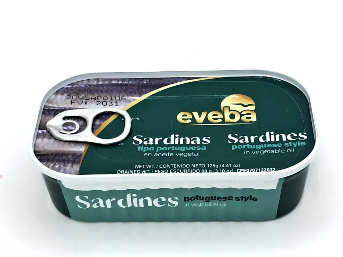 Sardina Portuguesa Eveba 125gr X Und