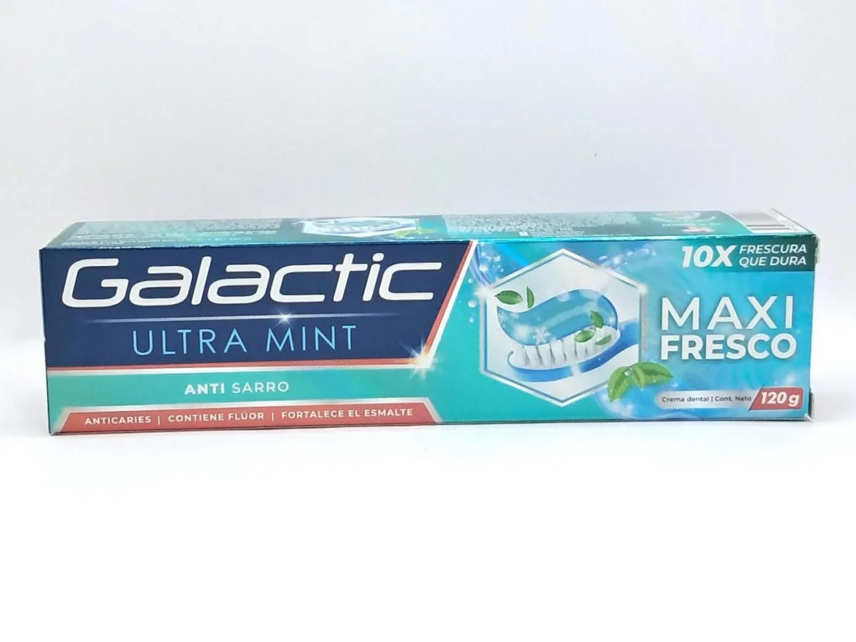 Crema Dental Ultra Mint Galactic 120gr X Und