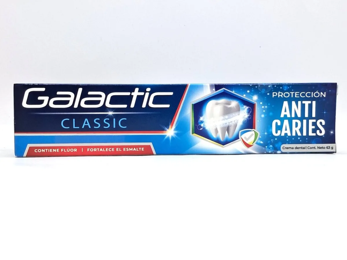 Crema Dental Clasic Galacticc 63gr X Und