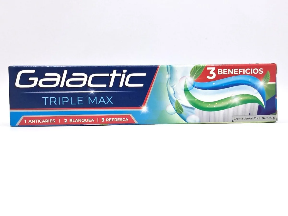 Crema Dental Galactic Triple Max 75gr