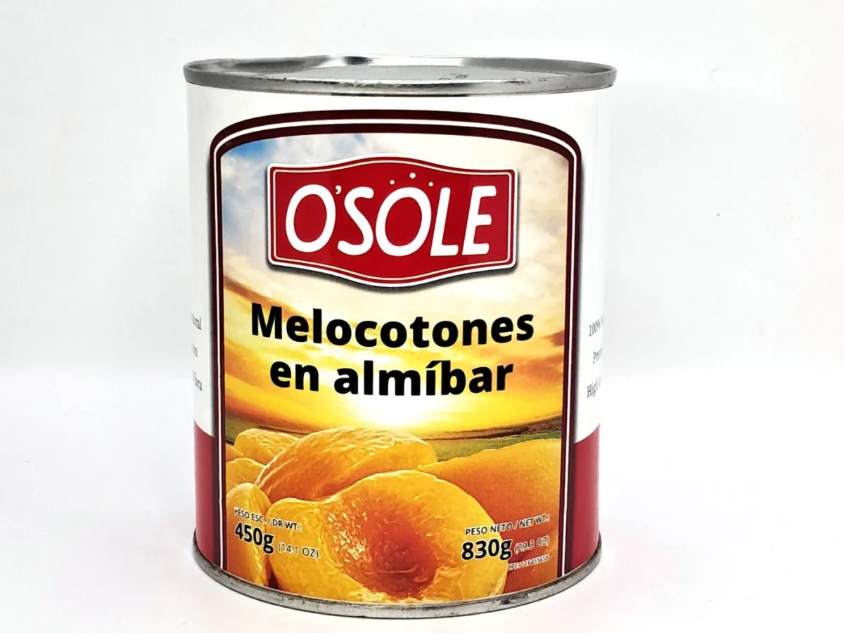 Melocoton en Almibar Osole Lata 830gr