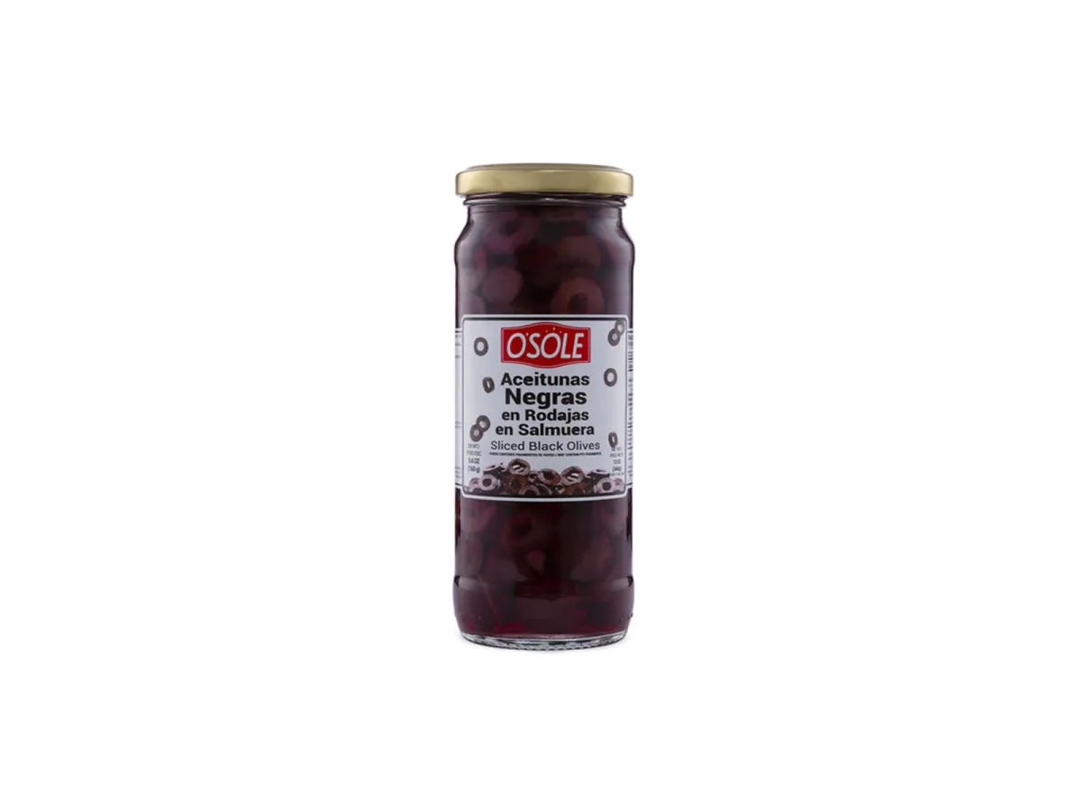 Aceitunas Negras en Rodajas Osole 340gr