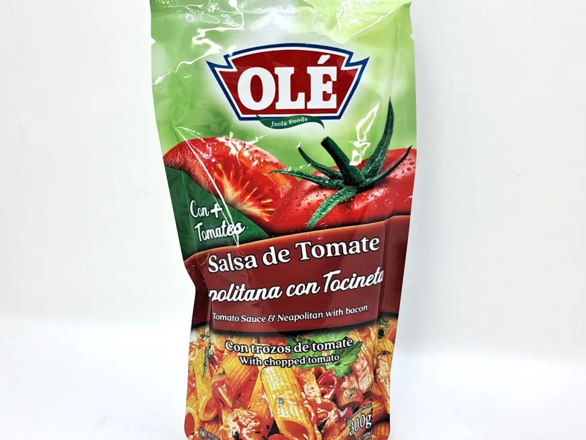 Salsa Napolitana C/Tocineta 300g Ole