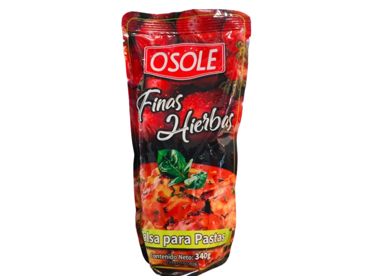 Salsa para Pasta Finas Hierba 200g Osole X Und