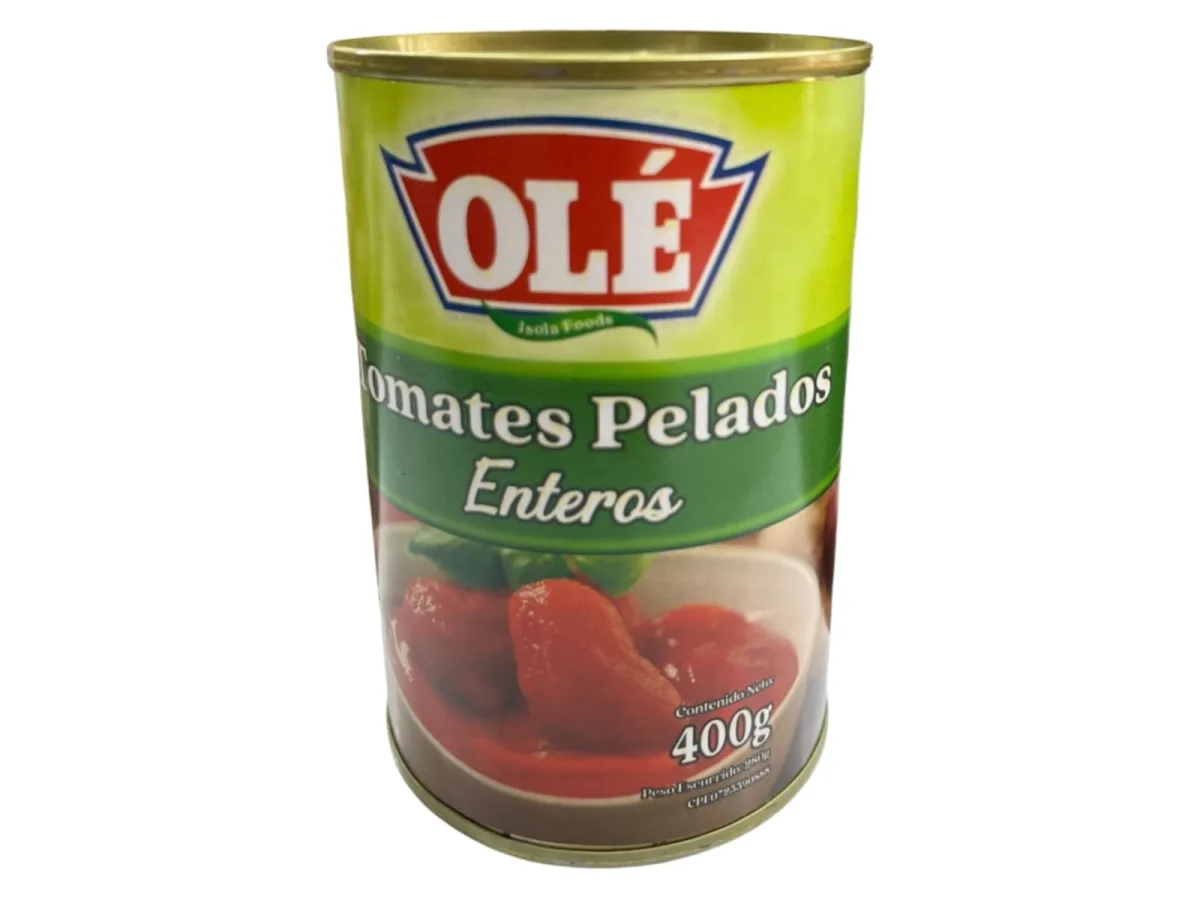 Tomate Pelados Enteros Enlatados Ole 400gr
