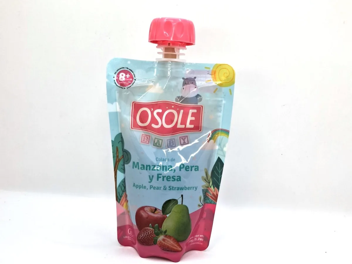 Compota Osole de Manzana Pera y Fresa 150g