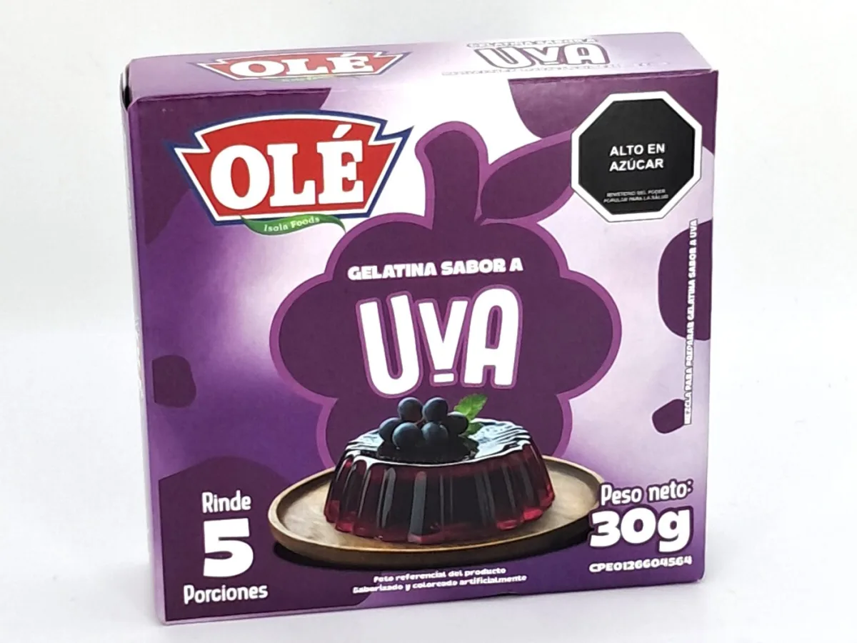 Gelatina en Polvo Uva 30g