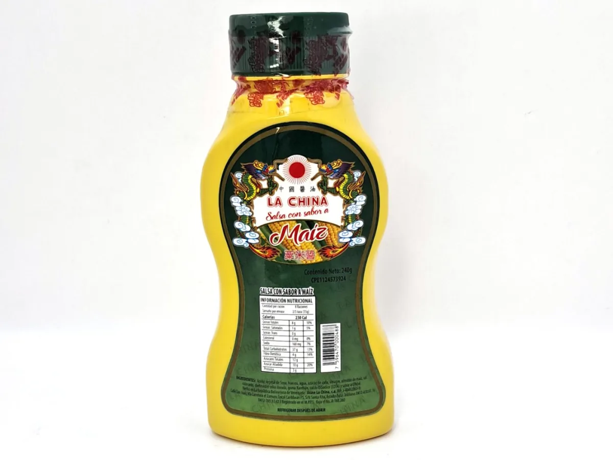 Salsa con Sabor a Maiz la China 240g