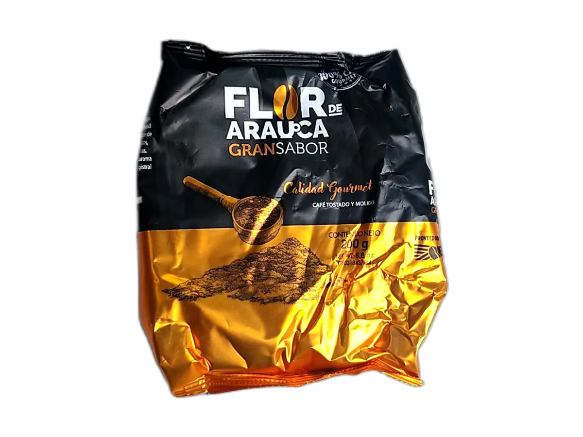 Cafe Tostado y Molido Flor de Arauca 200g
