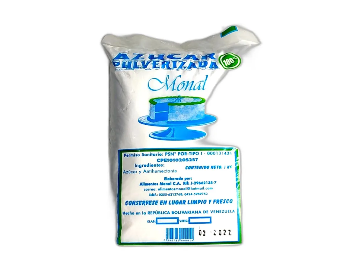 Azucar Pulverizada Monal 1kg