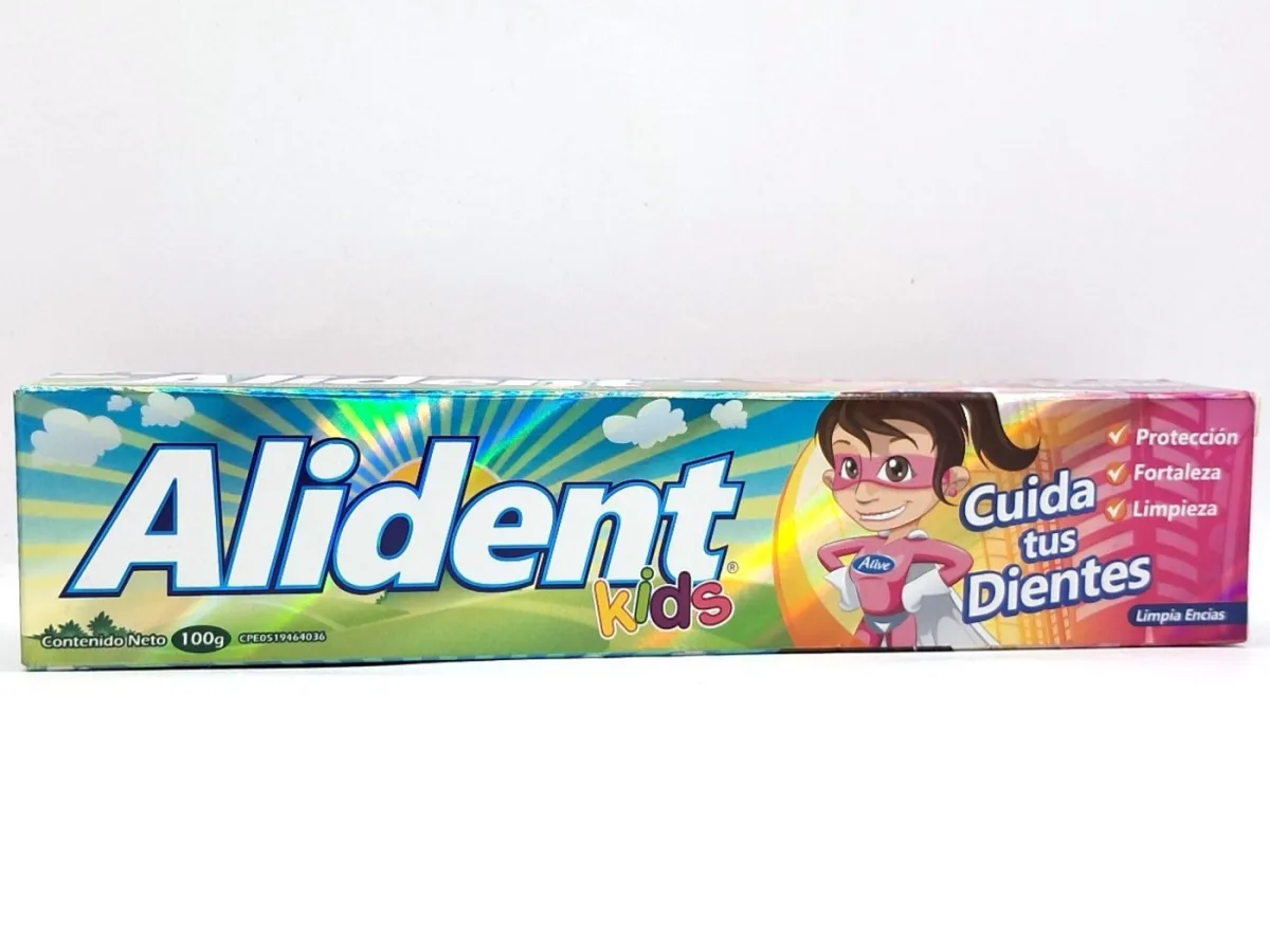 Crema Dental Alident Kids Niña 100gr