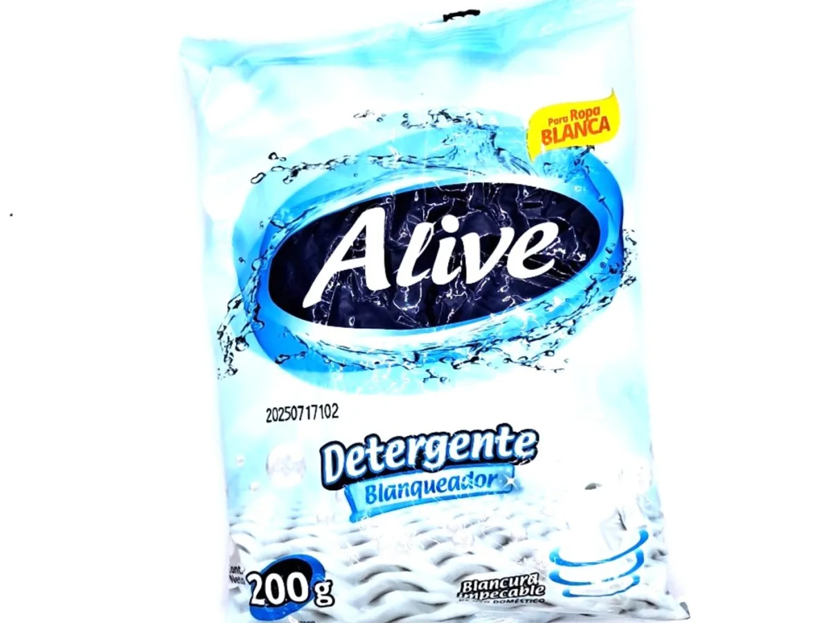 Detergente Alive Perla Blanqueador 200 Gr