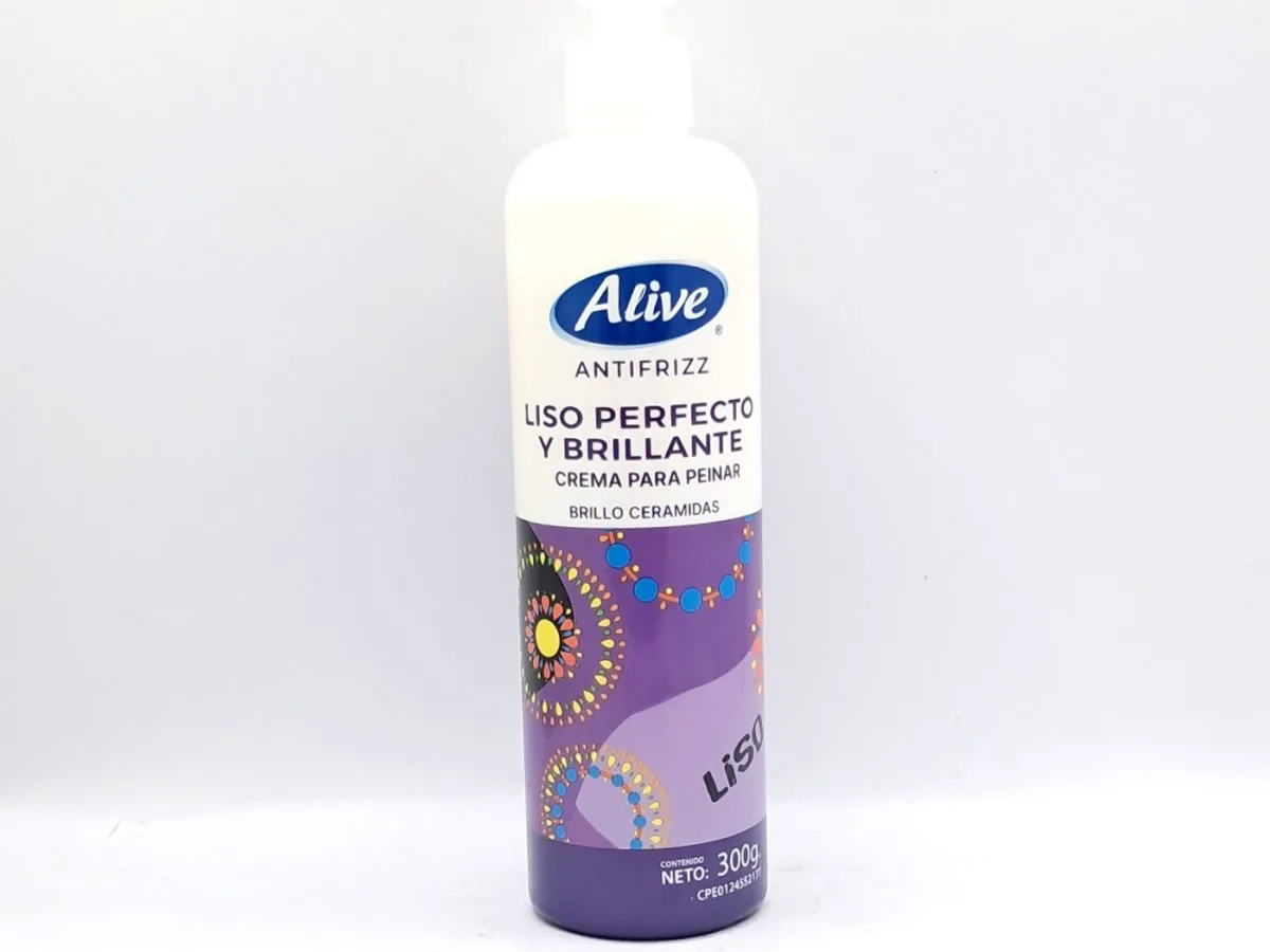 Alive Crema Peinar Liso Perfecto 300gr X Und