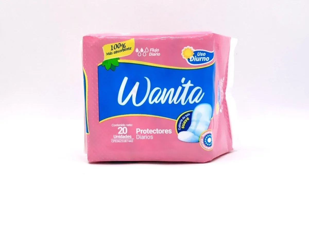Protectora Diario Wanita Rosado 20t