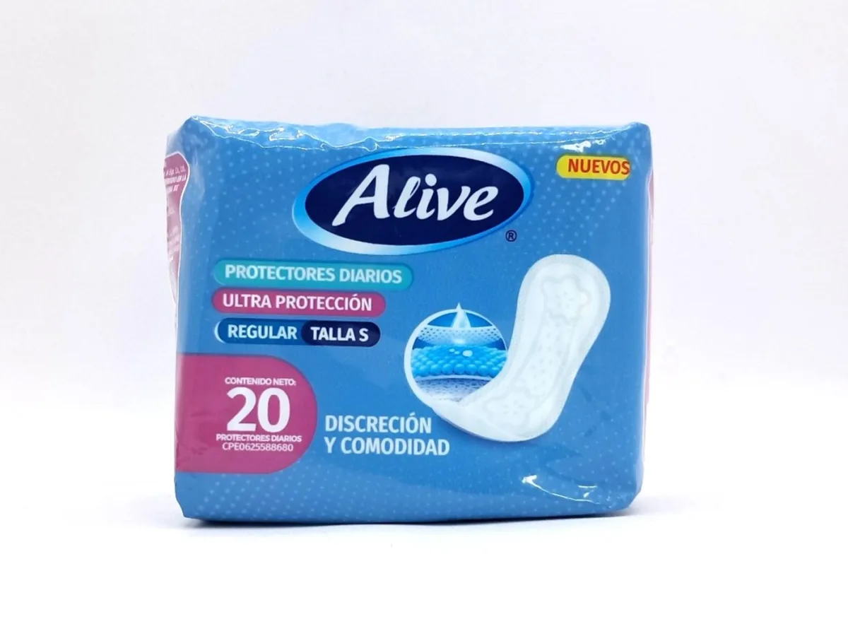 Protector Diario Alive Regular T/S 20 T