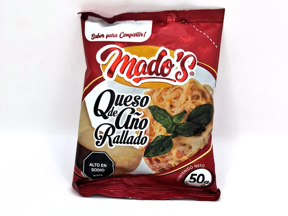 Queso de Año Rallado Mado S 50g X Und
