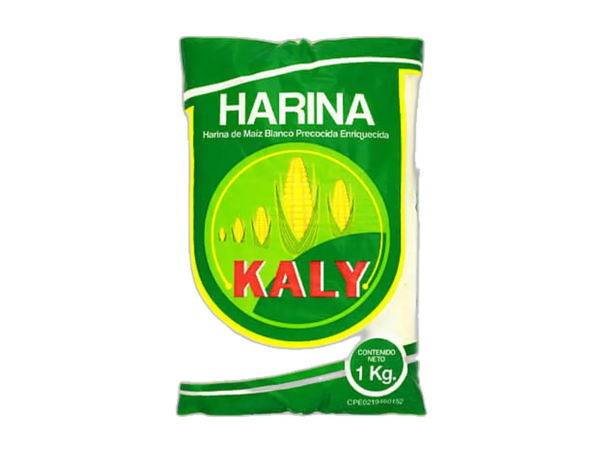 Harina de Maiz Blanco Kaly Premium 1kg
