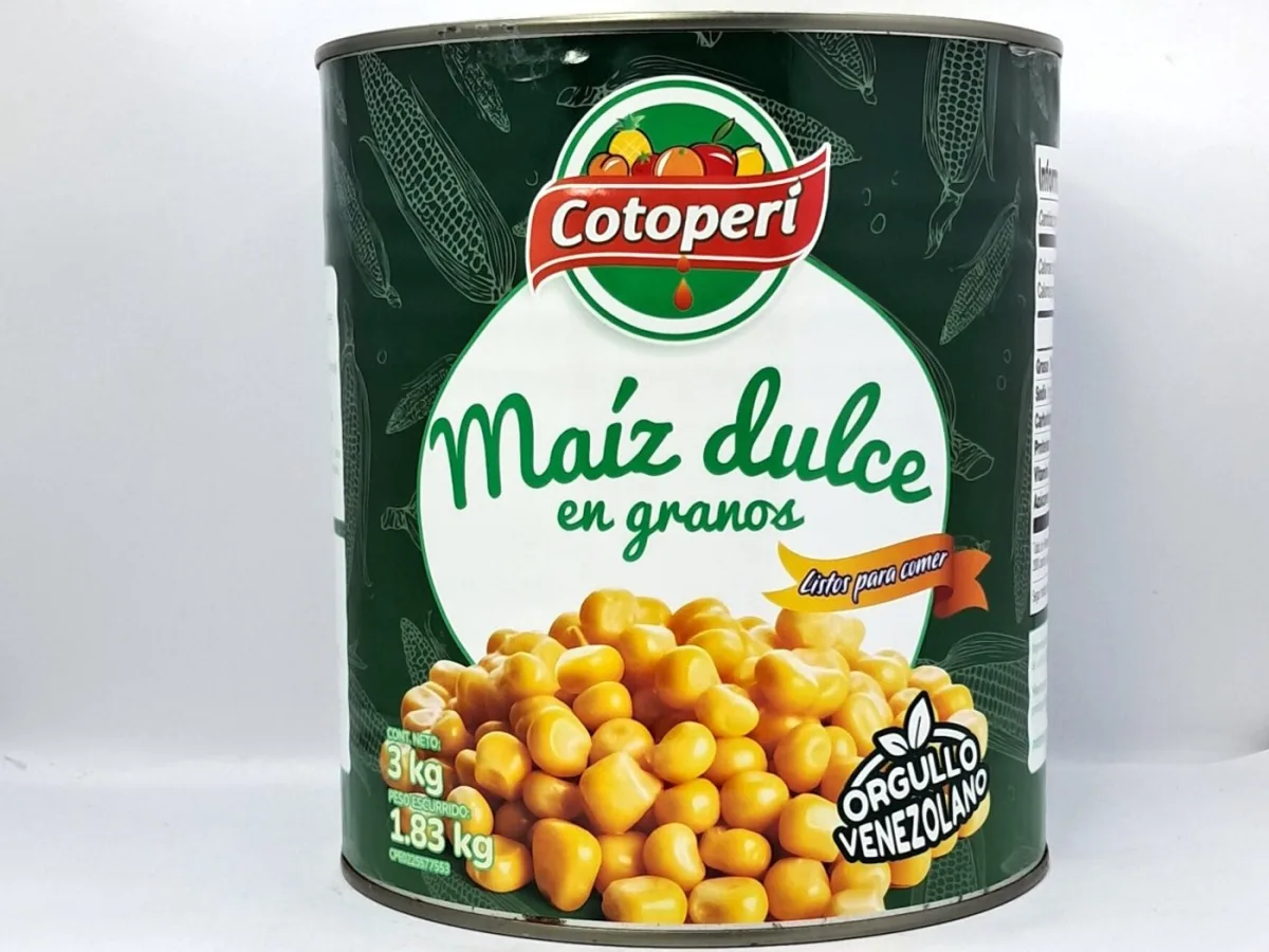 Lata de Maiz Dulce en Granos Cotoperi 3kg