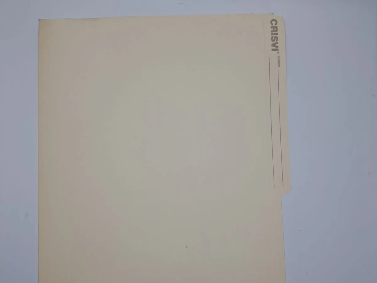 Carpeta Manila Oficio Crisvi X Und