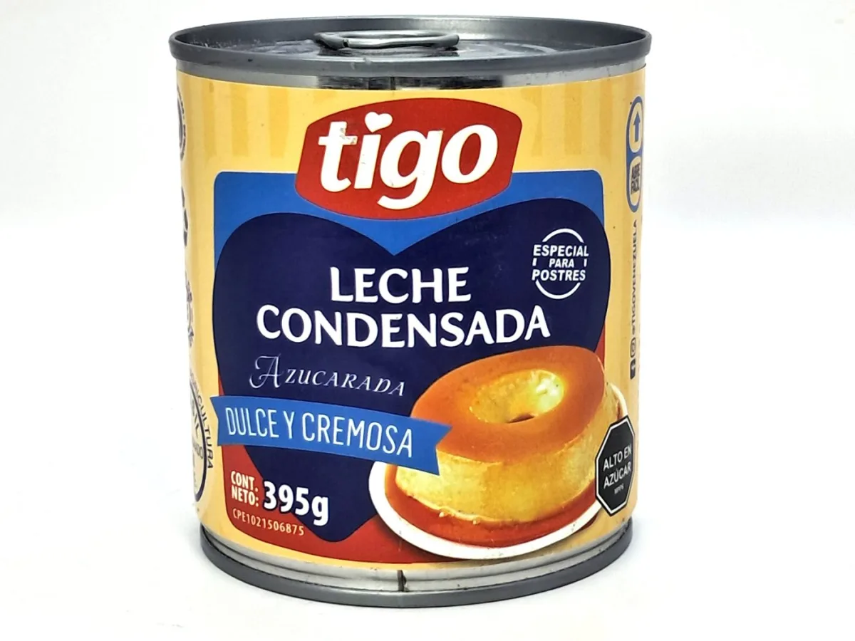 Leche Condensada Tigo 395gr X Und Lata