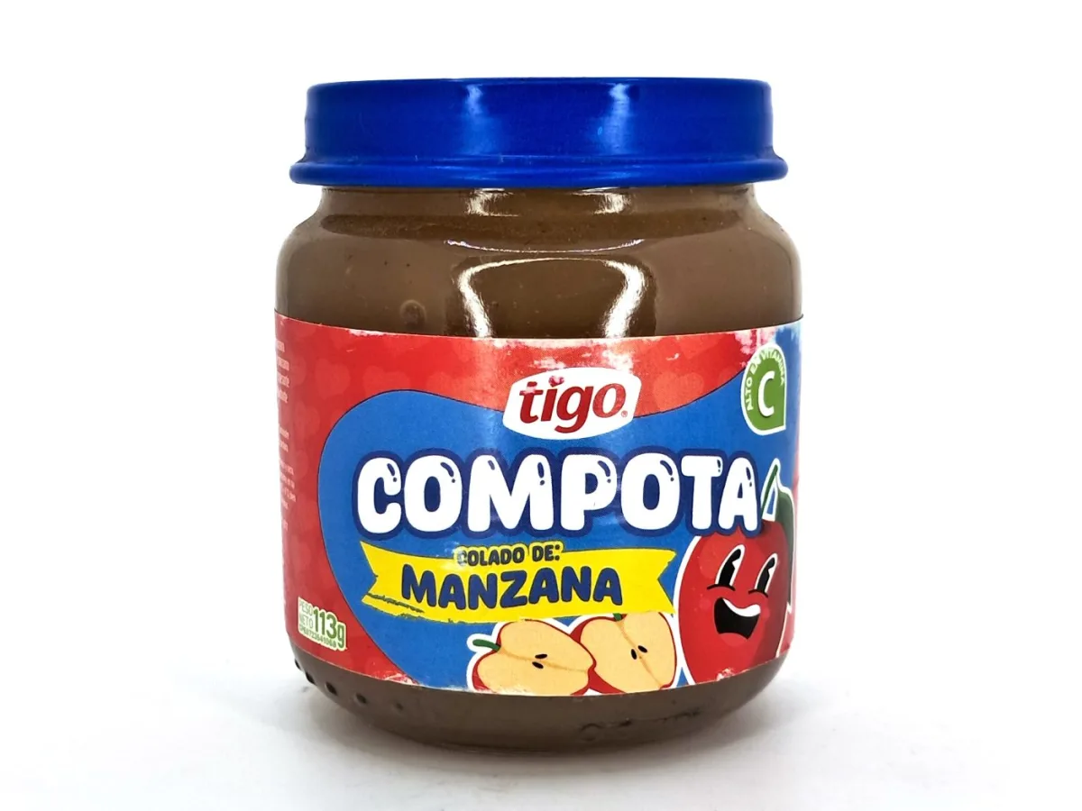 Compota Colado de Manzana Tigo 113g